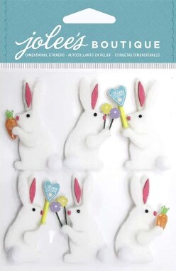 Jolee&#x27;s Boutique Easter Bunnies Dimensional Stickers