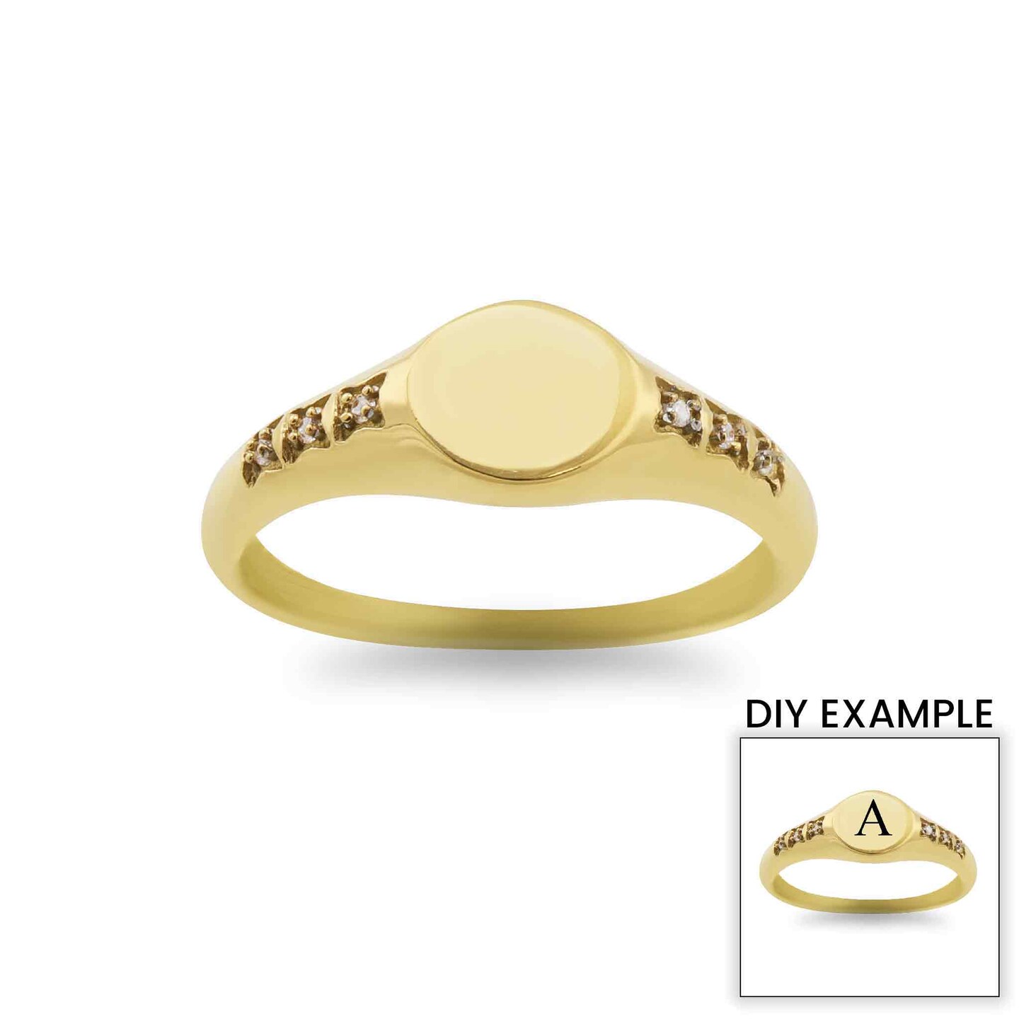Bluebird Vintage Ladies Signet Ring 9 Carat Gold – Imperial Jewellery