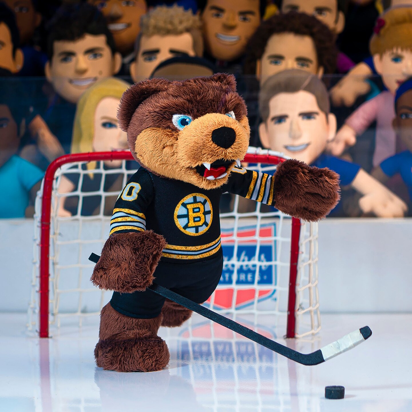 NHL Boston Bruins Blades Bear Mascot Knit Plush Doll Figure Bleacher  Creature