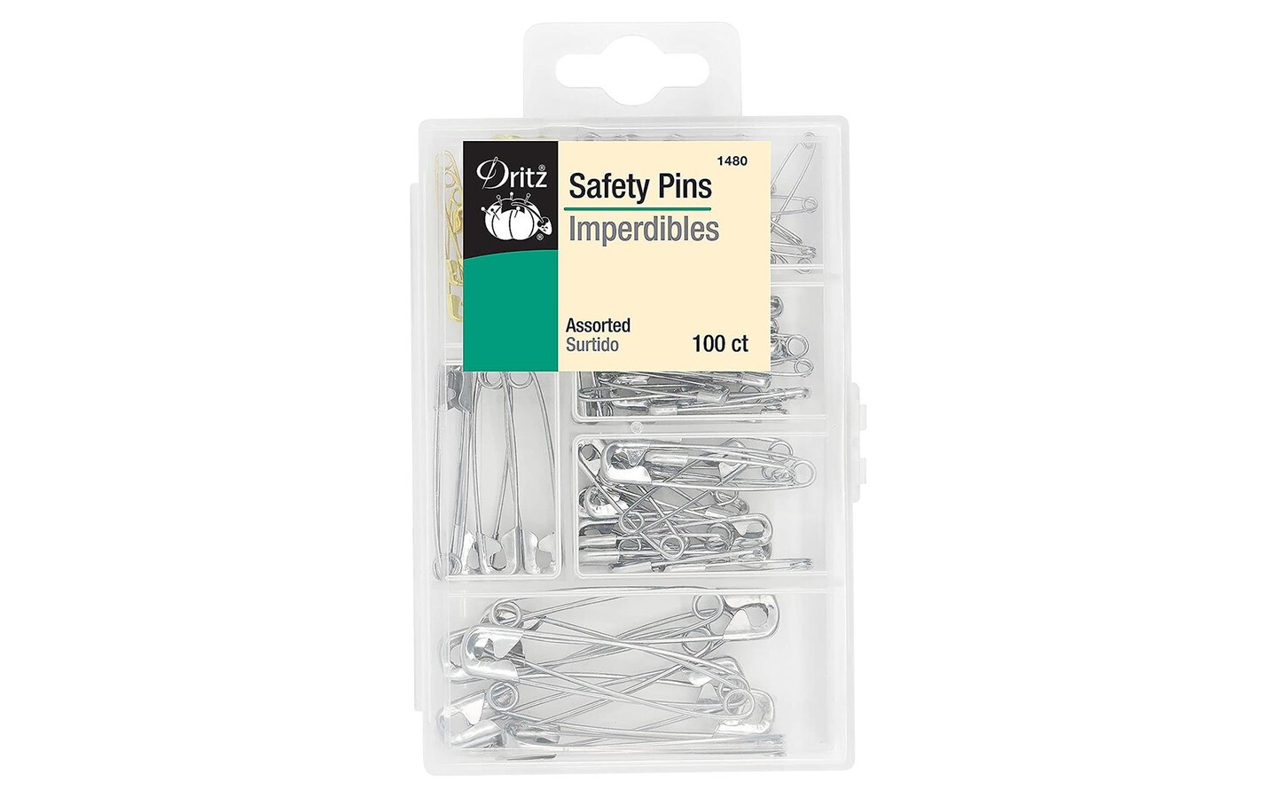 Dritz Safety Pins Astd 100pc Michaels
