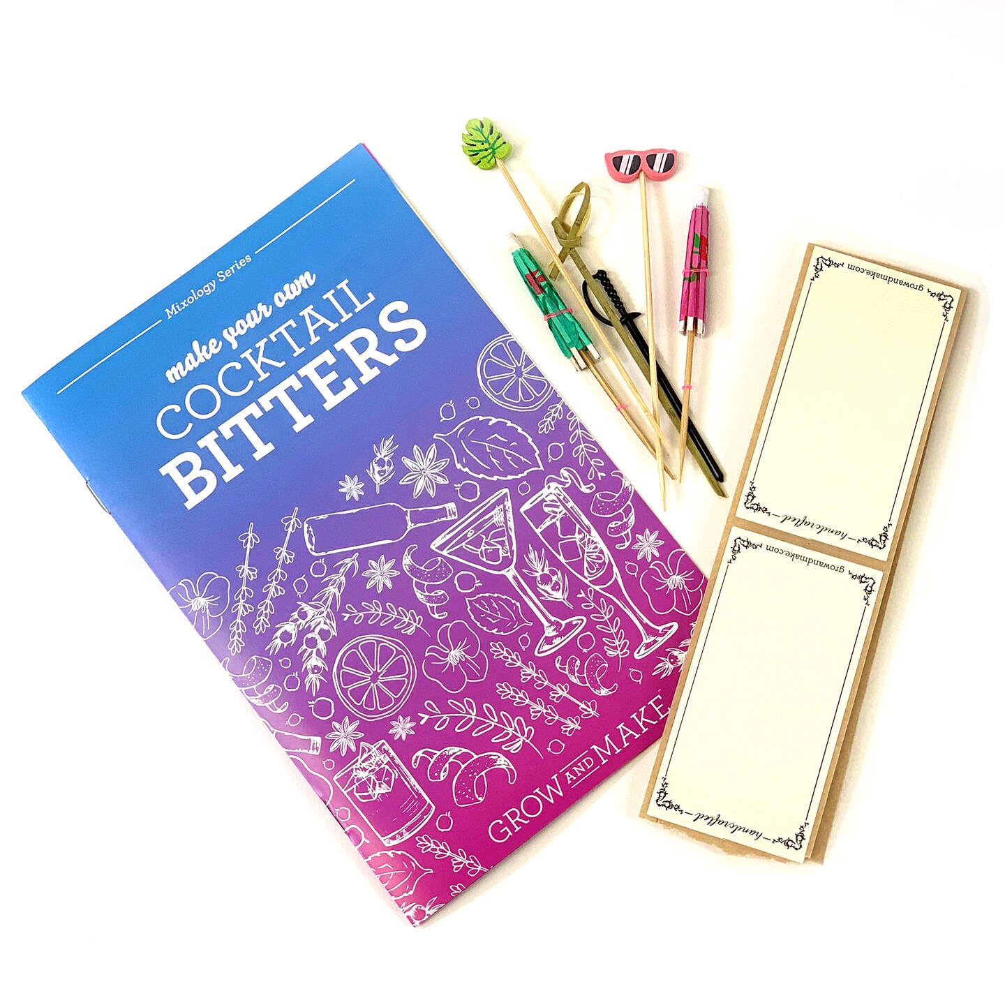 MAKE YOUR OWN BITTERS KIT - DIY Mocktails and Cocktails Mixology Series Gift