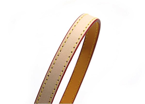 30" byhands Genuine Leather Shoulder Bag Strap, Metal Chain, Ivory (40-8301)