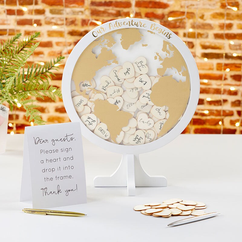 Wooden Hearts for Guest Book Alternative (Set of 75)