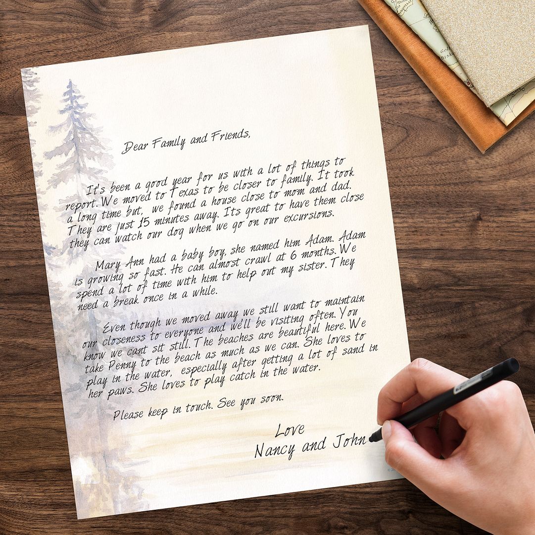 Great Papers!Morning Mist 2-Sided 8.5&#x22; x 11&#x22; Letterhead and #10 Envelope Scenic Stationery Set, 50 Stationery Sheets with 2-sided printing, and 25 Matching #10 Envelopes, Printer compatible