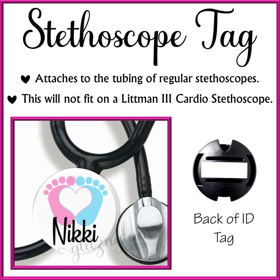 Pediatrics Badge Reel, L D Badge Holder, Nicu Nurse Badge Reel Holder, Baby  Feet Badge Reel, Stethoscope ID Tag, Carabiner, Lanyard - GG5156