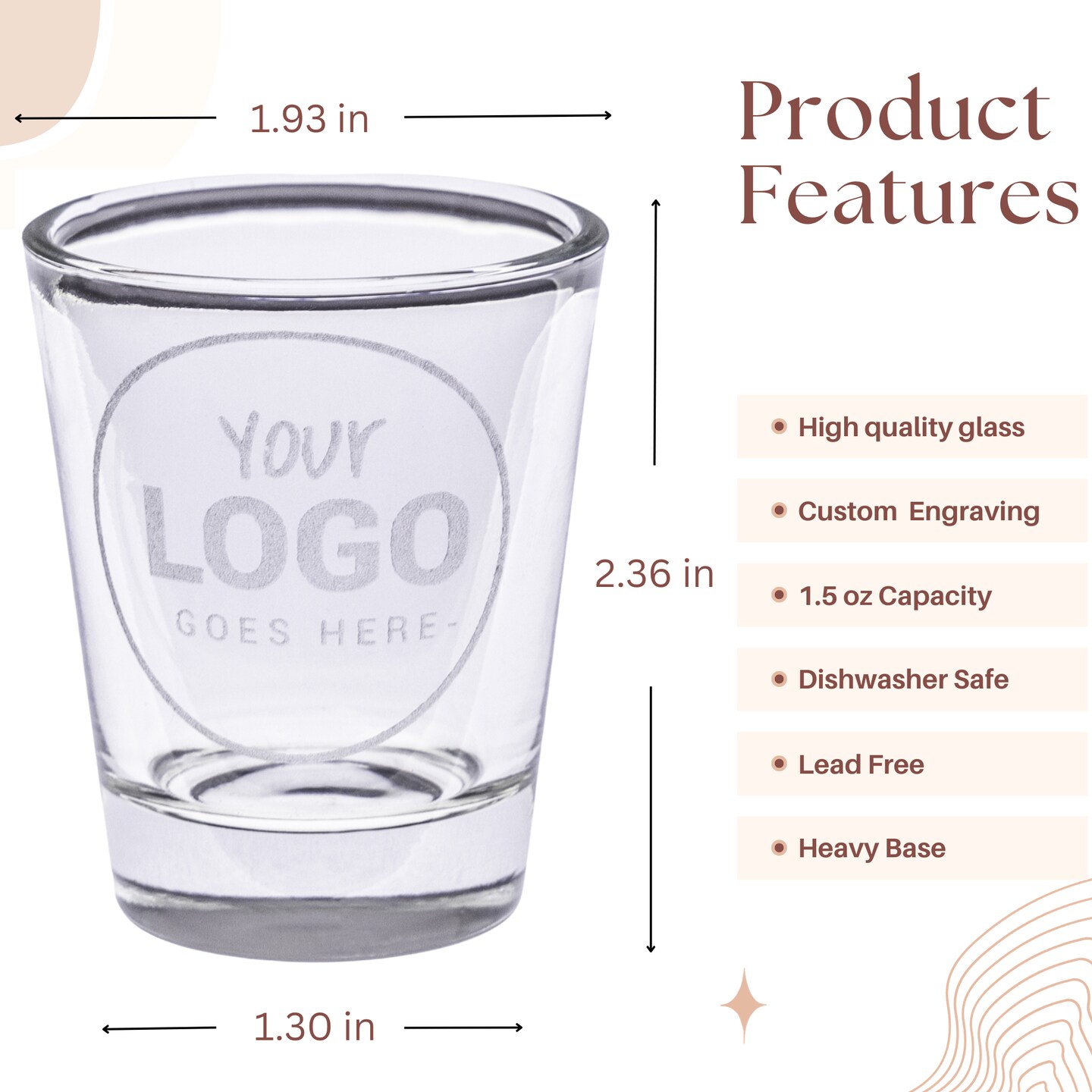 Personalized Glassware & Custom Glass Cups - Quality Logo Products