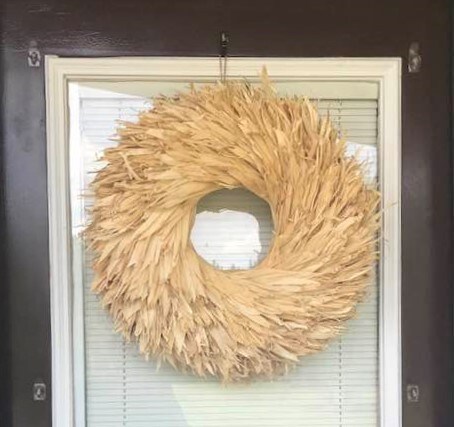 Popular Hayride Wreath, Fall Corn Husk Wreath, Corn Maze Wreath