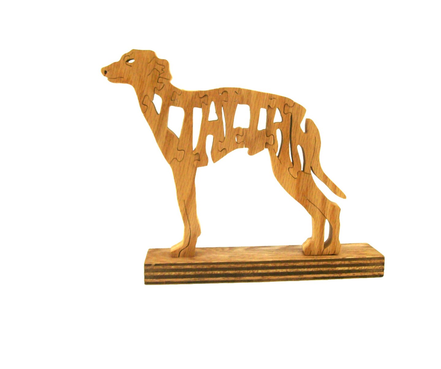 Italian Greyhound dog puzzle, wooden Italian Greyhound dog puzzle ...