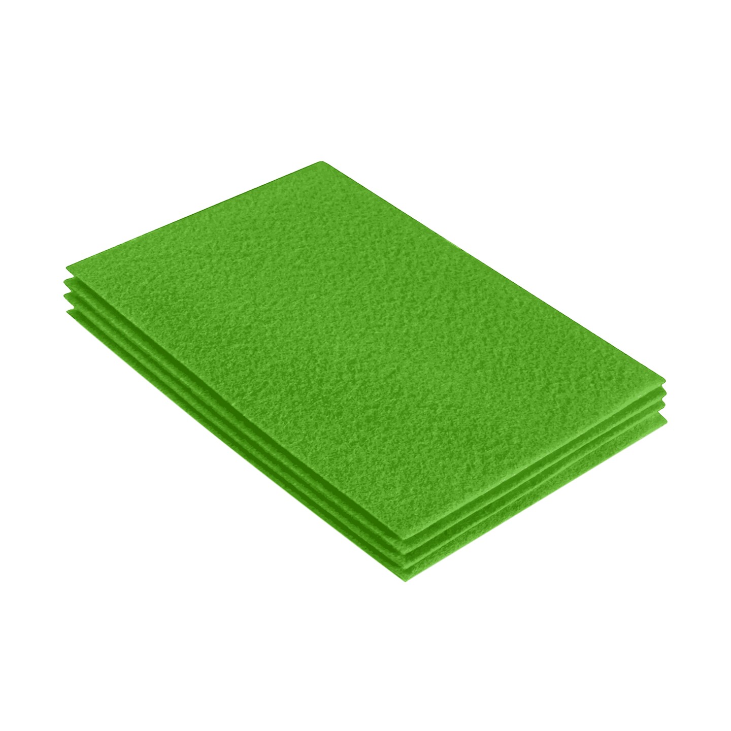 FabricLA Acrylic Felt Sheets for Crafts - Precut 9" X 12" Inches (20 cm X 30 cm) Felt Squares - Use Felt Fabric Craft Sheets for DIY, Costume, and Decoration | Lime - 4 Pieces