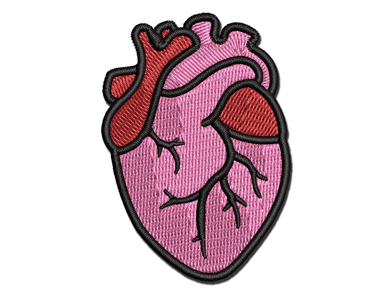 Custom Heart Text Patch, Embroidered Heart Patches, Iron on and