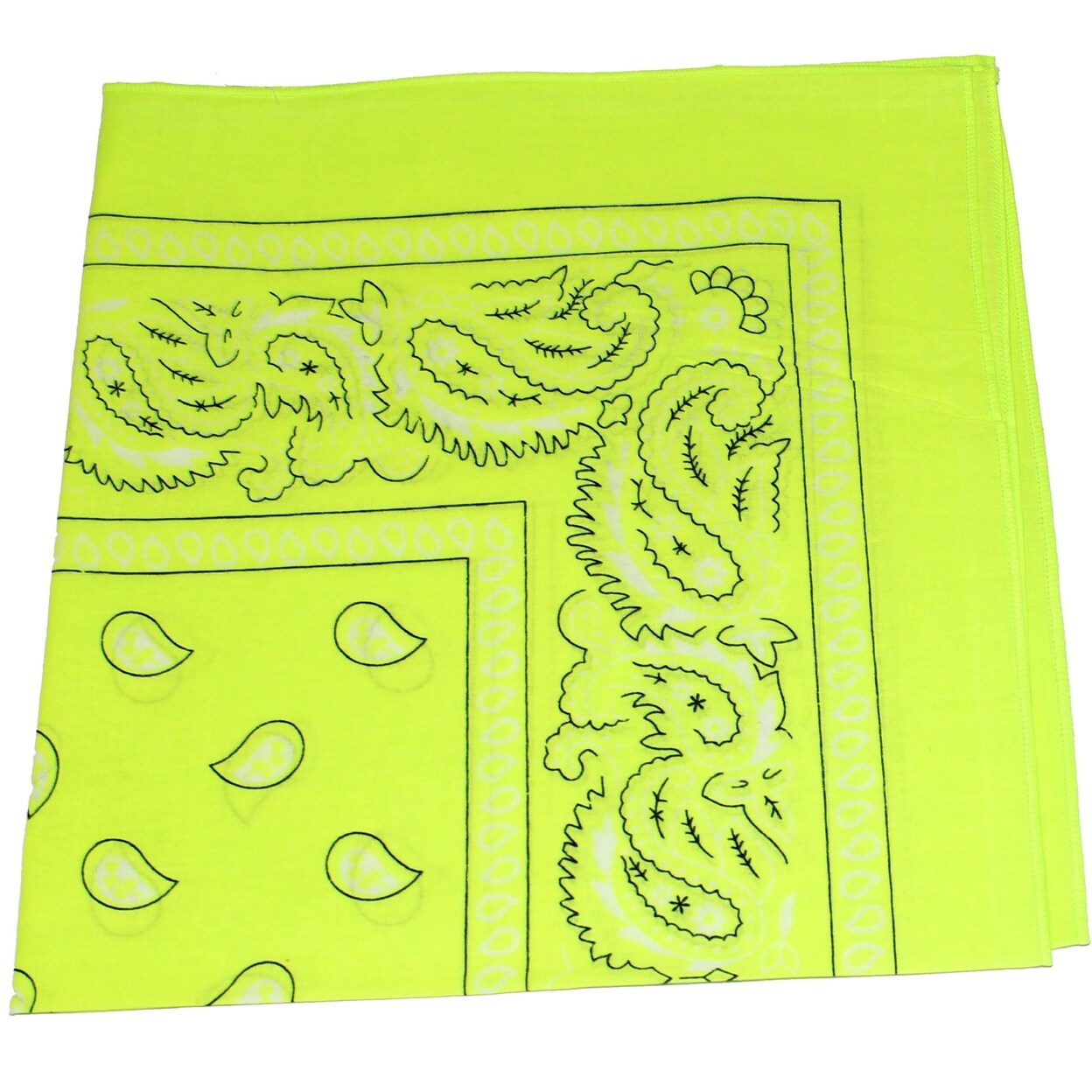 Daily Basic Festival Bandanas Bulk 30 Pack Neon Cotton Comfortable Accessories