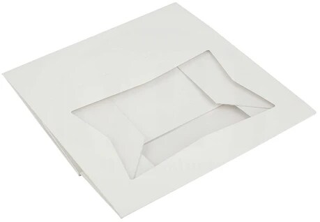 8&#x22; x 5 3/4&#x22; x 2 1/2&#x22; H White Bakery Treat Boxes with Window Pastry Boxes for Cakes, Cookies and Desserts