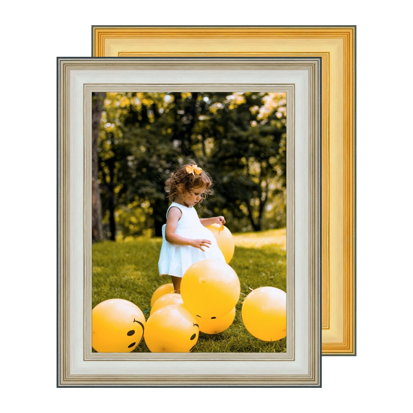 Silver 40x24 Picture Frames Gold 40x24 Frame 40 x 24 Poster Frames 40 x ...