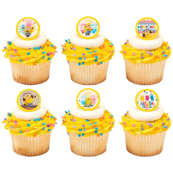 Despicable Me Minions Celebrations Cake Cupcake Rings - 144 ct per order