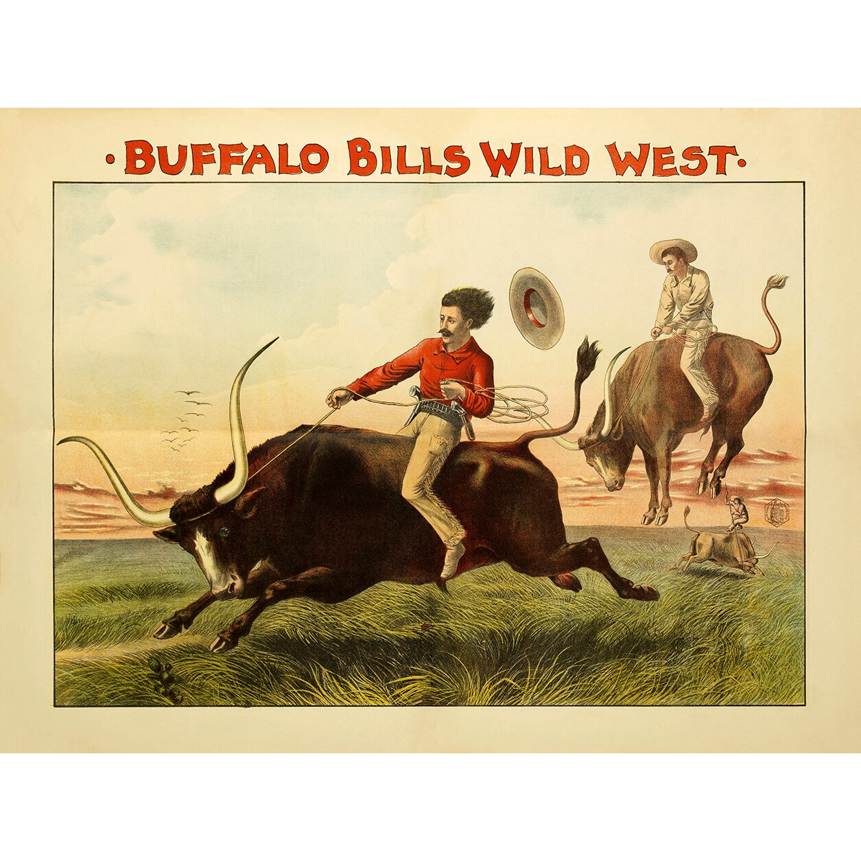 Buffalo Bills Wild West - Vintage Poster Prints | MakerPlace by
