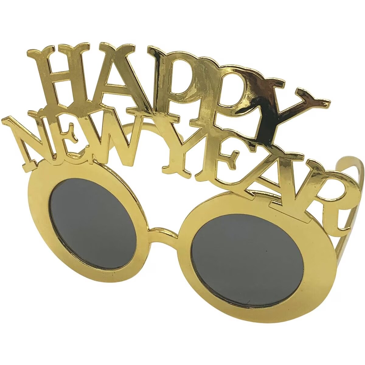 Happy New Year Gold Glasses - 12 Pc.