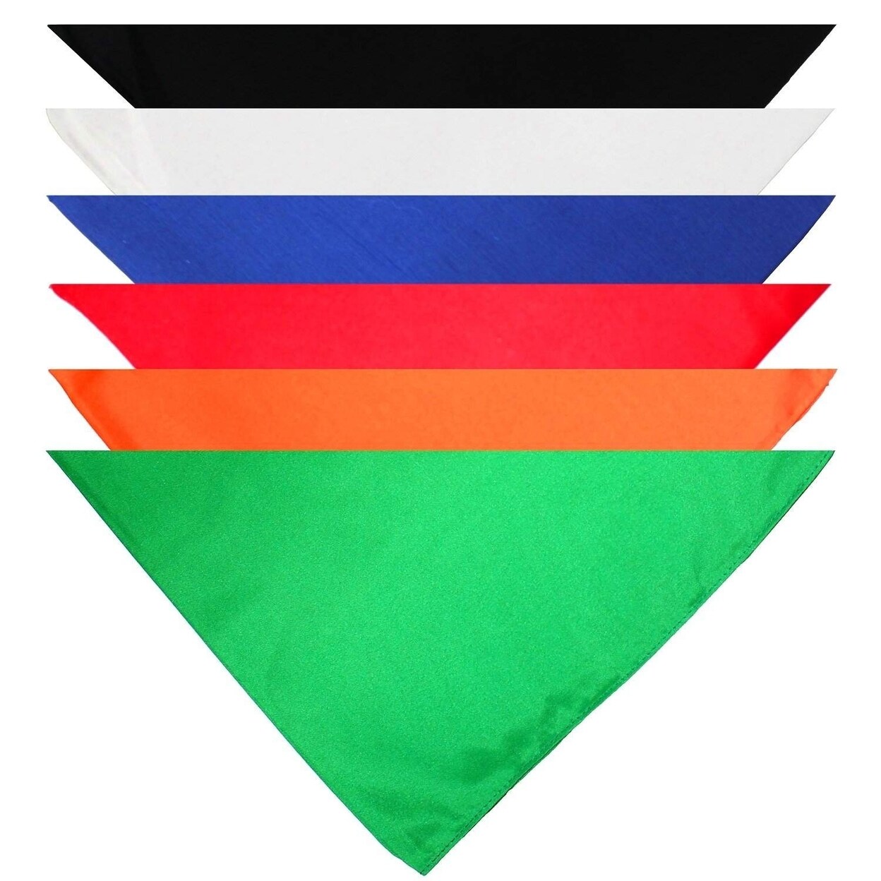Qraftsy Cotton Dog Bandana 5 Pack Triangle Shape Large Pets 40X26 ...