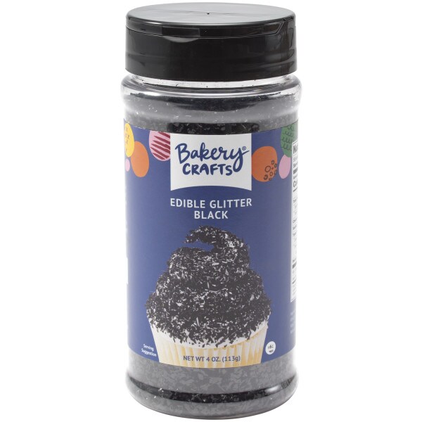 Black Edible Glitter