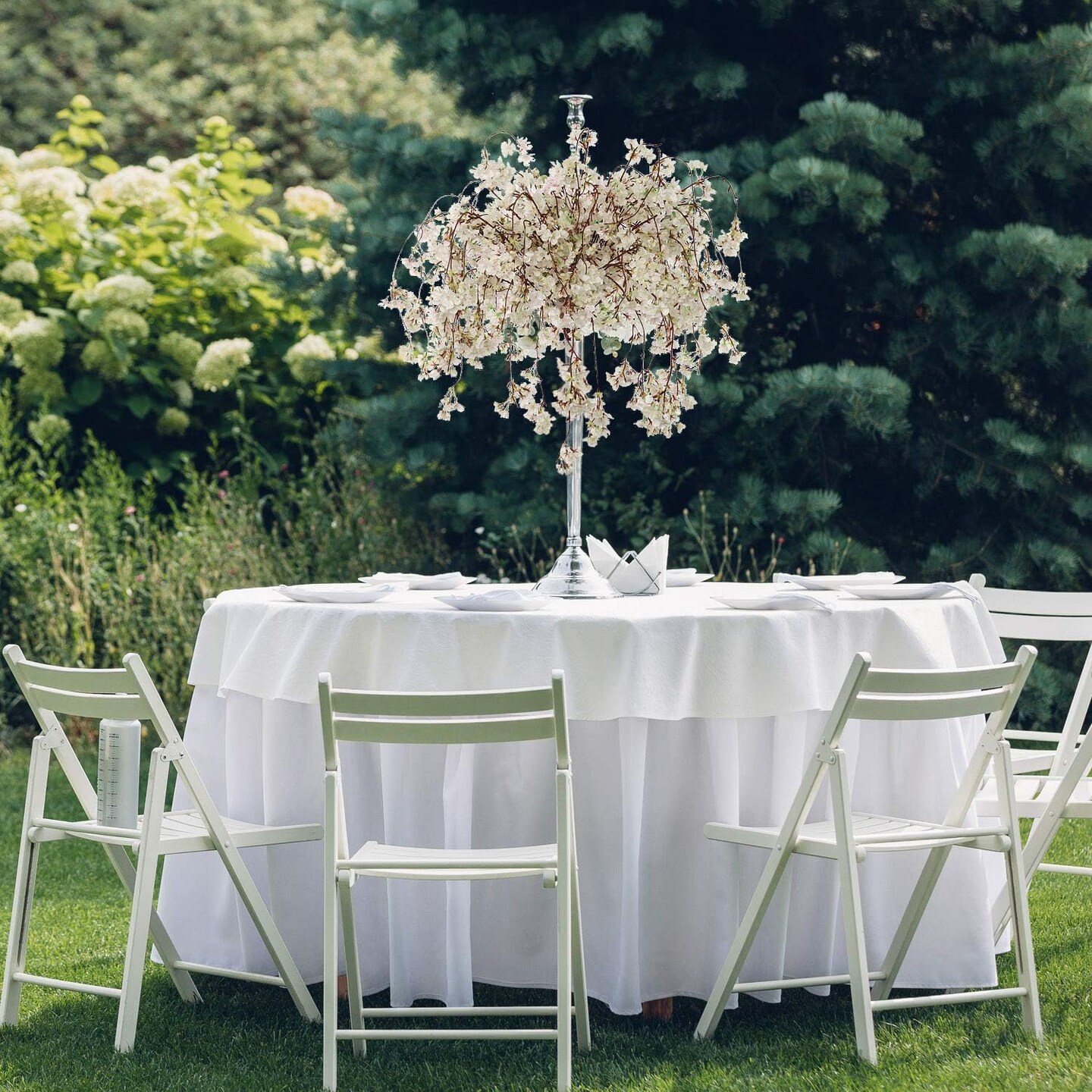 Elegant Floral Charm 60-Inch Hanging Cherry Blossom - Beautiful Artificial Flower Garland for Home and Event Decorations - Enhance Your Space with Captivating Blossoms, Floral Home by Artificial Flowers