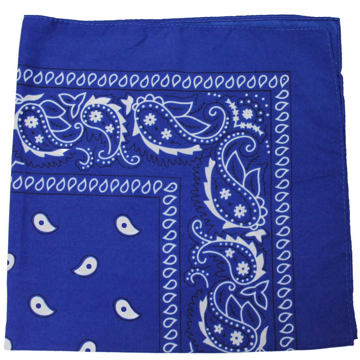 X-Large Paisley Cotton Printed Bandana Pack Of 5 27X27 Inches Cowboy ...