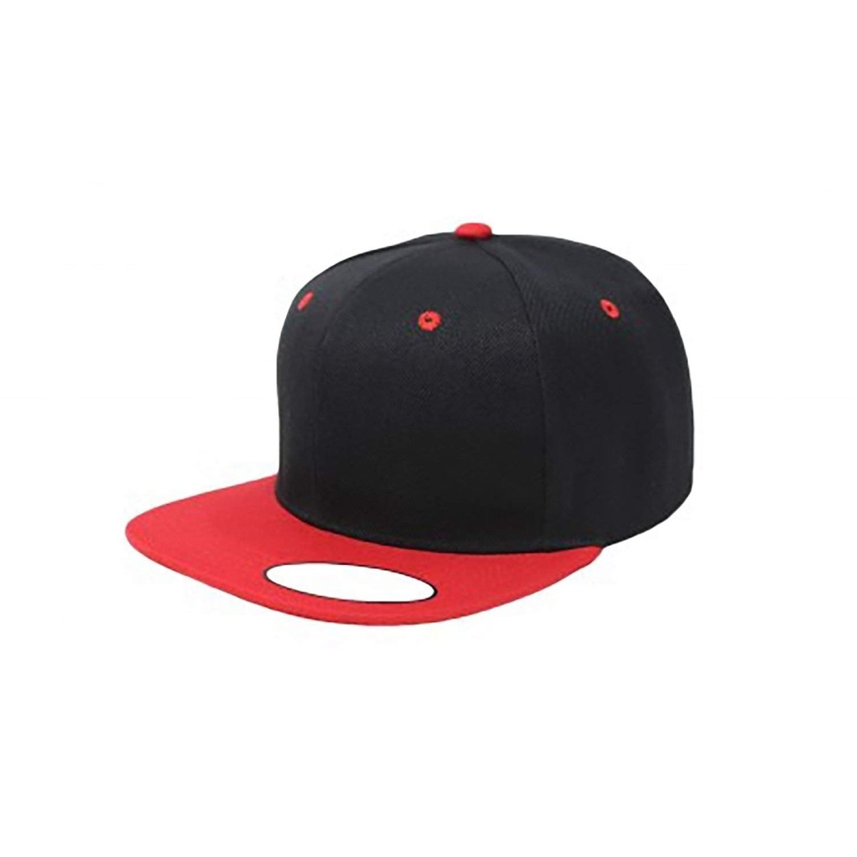 Mechaly Adjustable Snapback Cap Flatbrim Polyester Hat Hip Hop Style