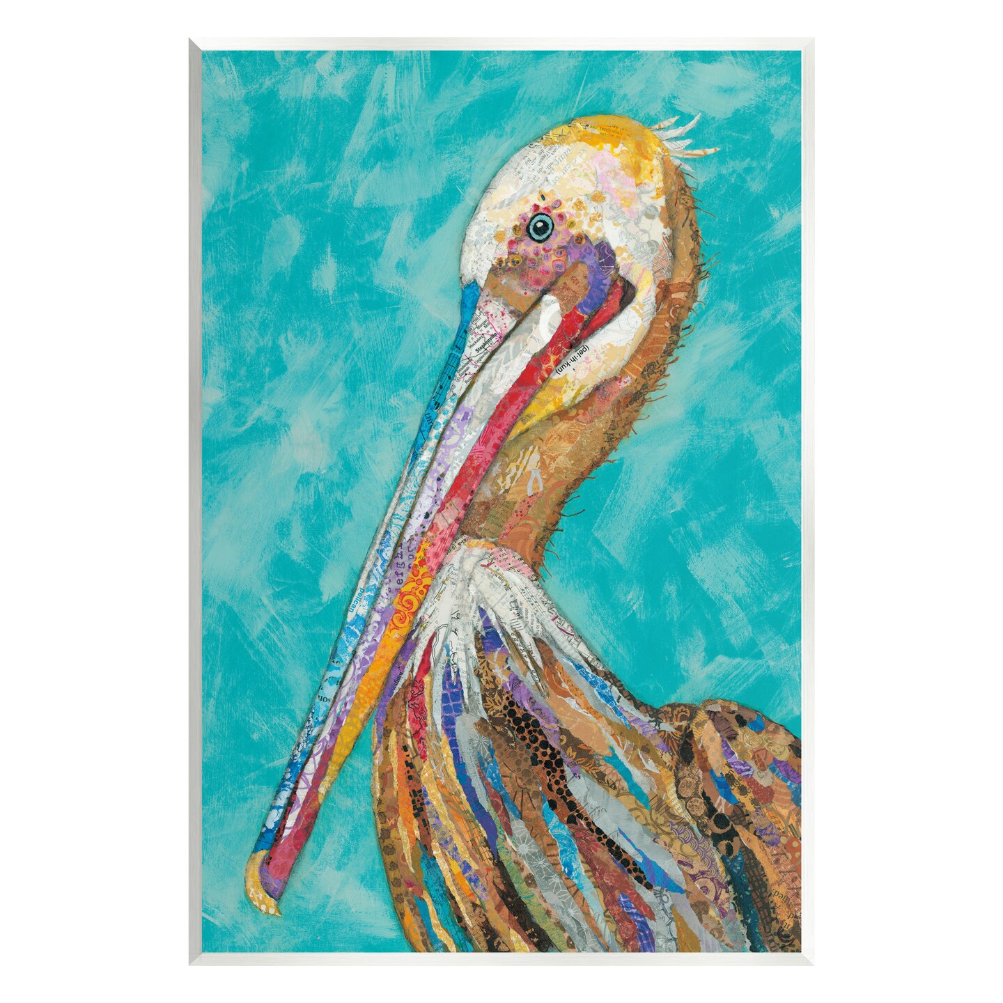 Stupell Industries Bold Pelican Bird Collage Wall Plaque Art | Michaels