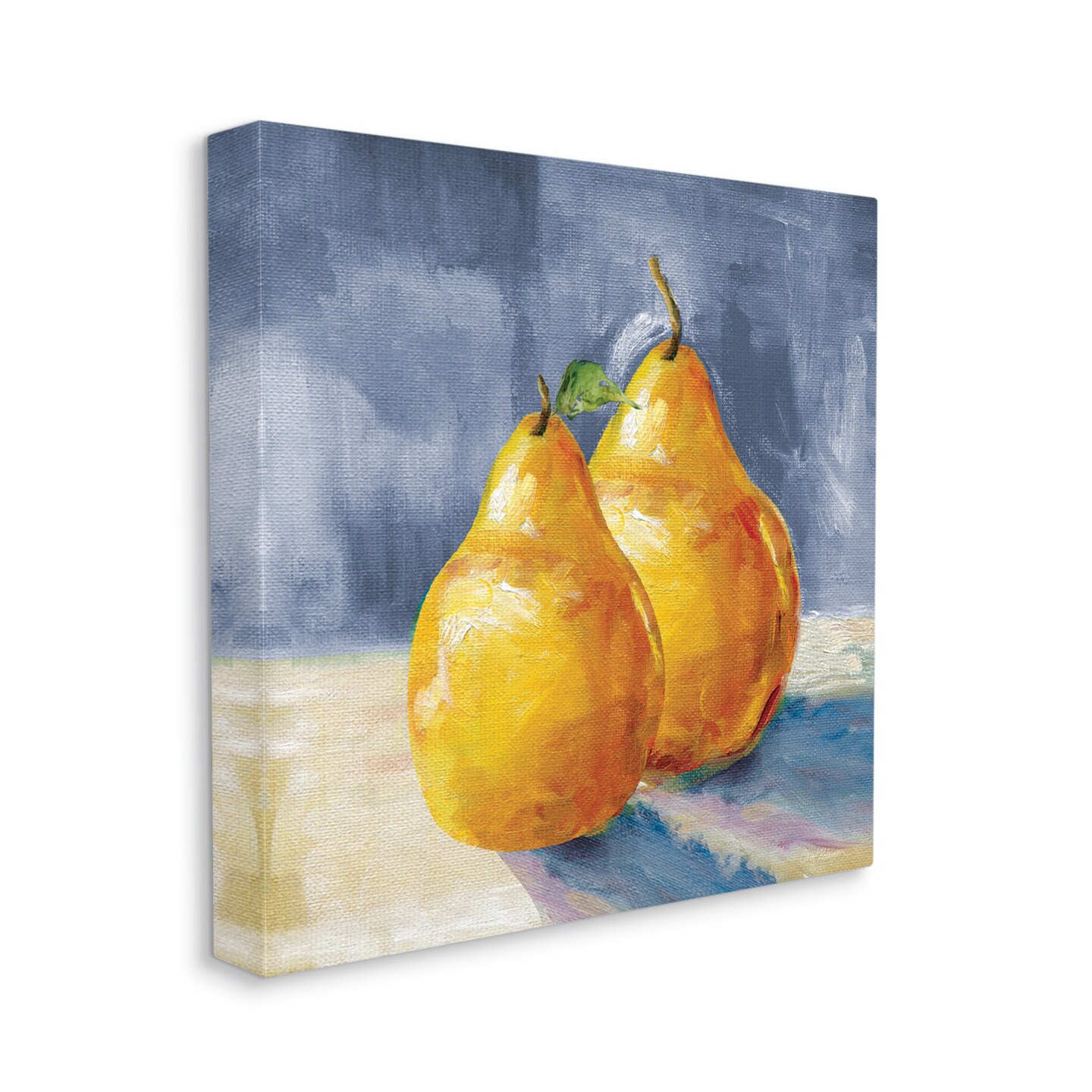Stupell Industries Yellow Pears Classic Fruit Canvas Wall Art