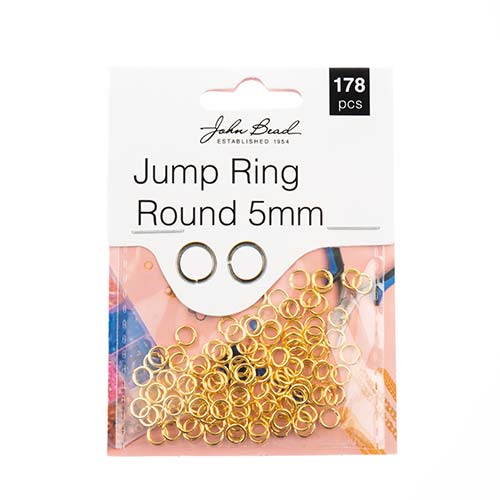 John Bead Must Have Findings Round Jump Rings