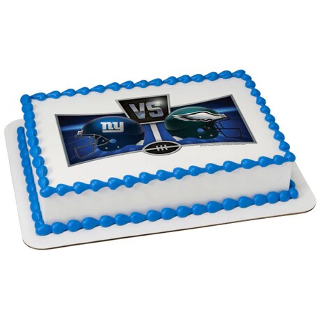 NFL Match-Up Football Edible Image PhotoCake