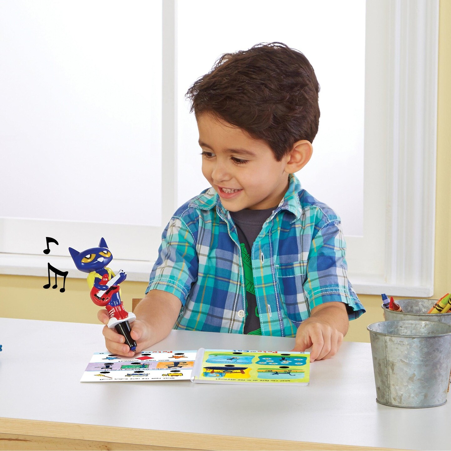 Hot Dots&#xAE; Jr. Pete the Cat&#xAE; Preschool Rocks! Set