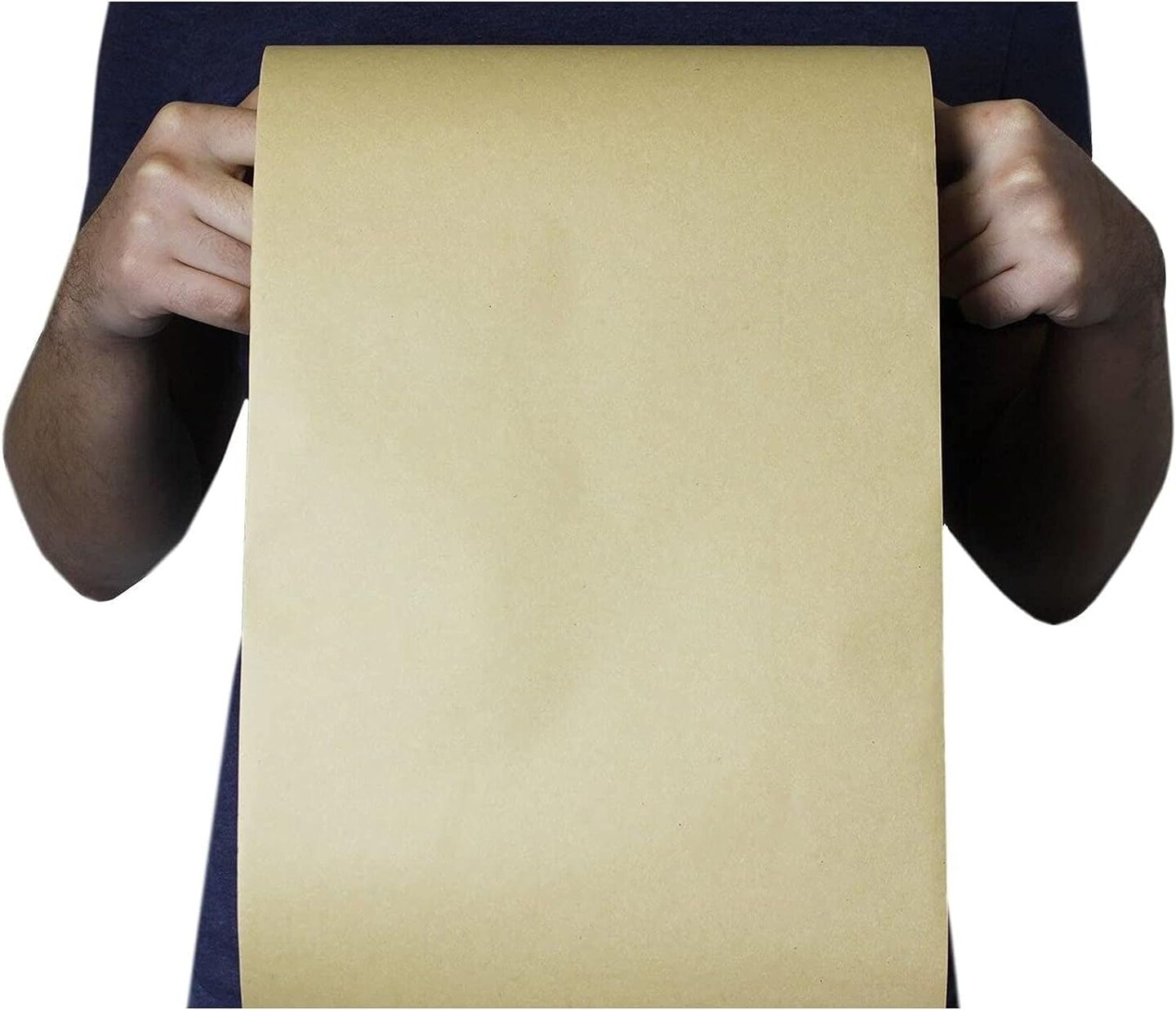 Kraft Paper Roll 10 x 1200 In, Plain Brown Shipping Paper for Gift Wrapping, Packing, DIY Crafts, Bulletin Board Easel (100 Feet)
