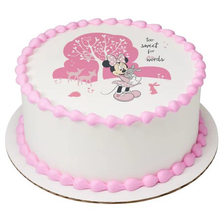 Minnie Too Sweet Edible Cake Image PhotoCake&#xAE;