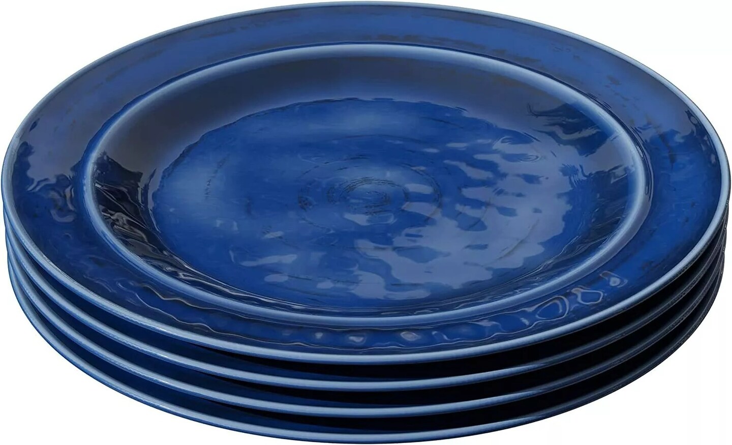 Fifth Avenue Melamine Salad Plates, Set, 9-Inch, Set of 4 - Navy