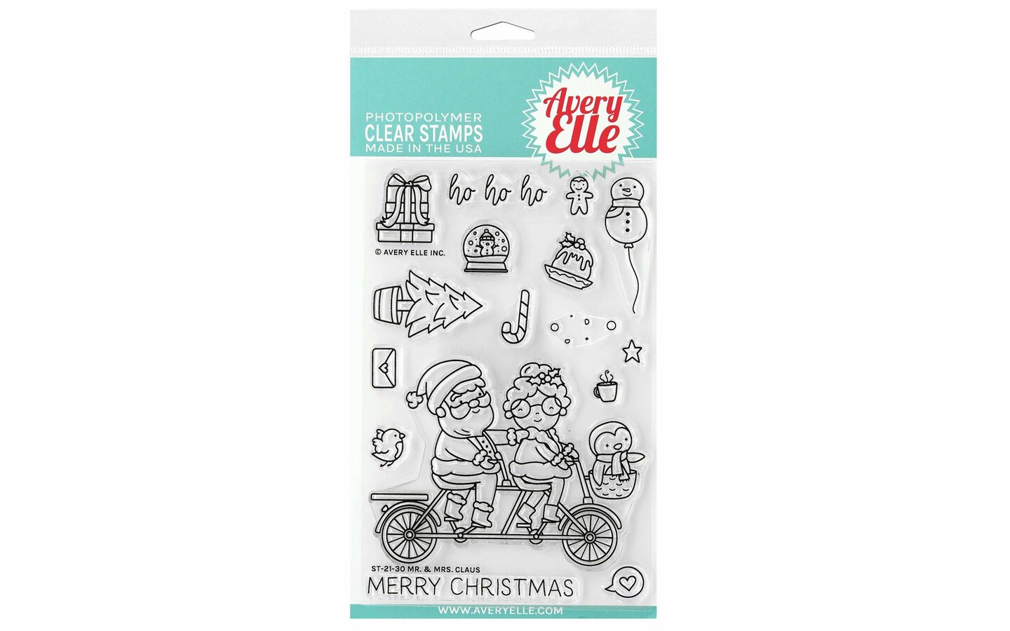 Avery Elle Clear Stamp Mr &#x26; Mrs Claus