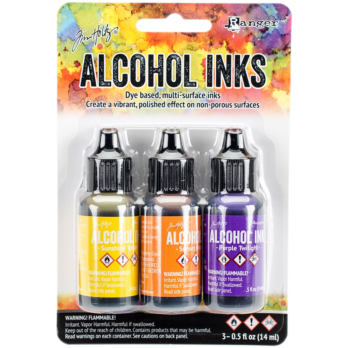 Tim Holtz Alcohol Ink .5oz 3/Pkg