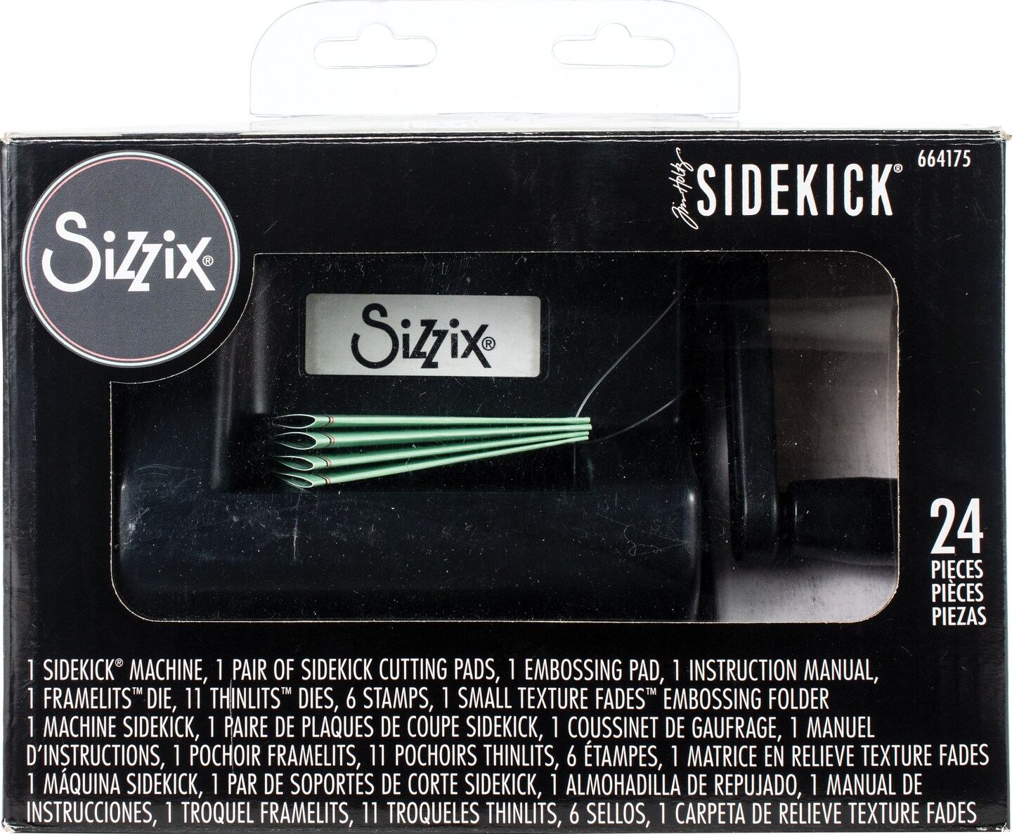 Sizzix Sidekick Starter Kit Featuring Tim Holtz-Black