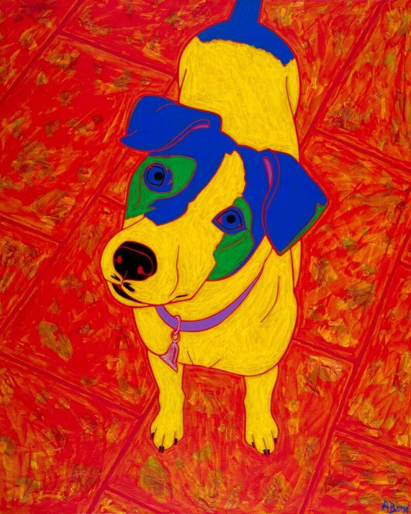 Feisty Jack Russell Poster Print by Angela Bond - Item # VARPDXB3500D