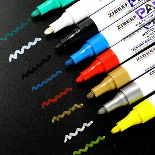 Waterproof Permanent Paint Marker Pen for Car Tyre Tire Tread