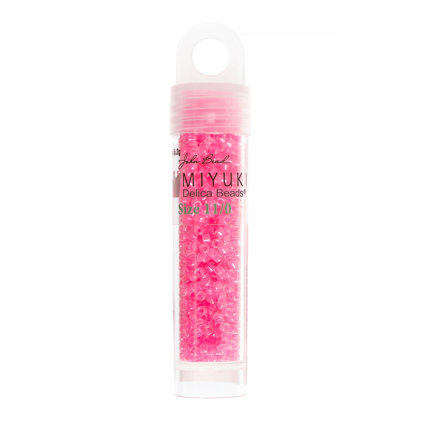 Miyuki Delica 5.2g Luminous Neon Glass Beads, 11/0