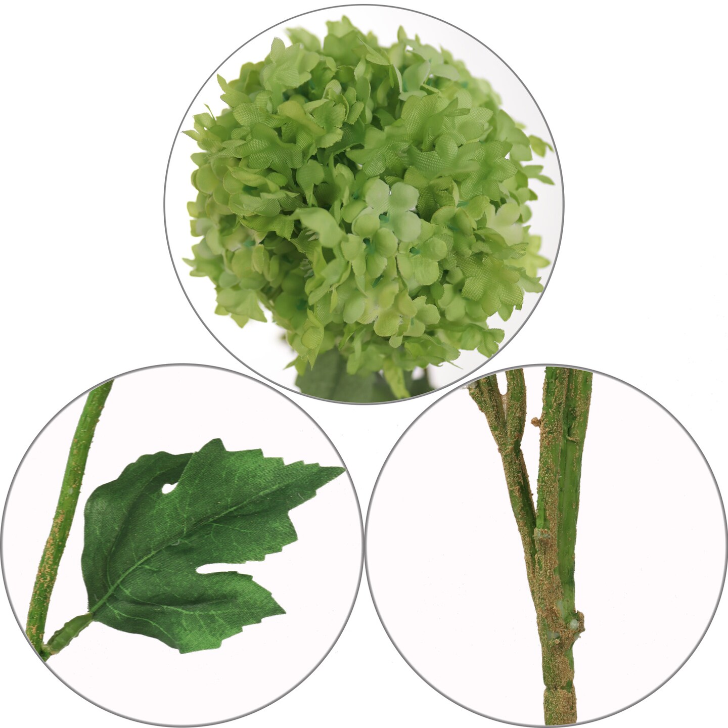 3-Pack: Green Viburnum Spray, 38-Inch, Realistic Silk Leaves, Spring & Summer, Floral Sprays, Floral Home by Artificial Flowers