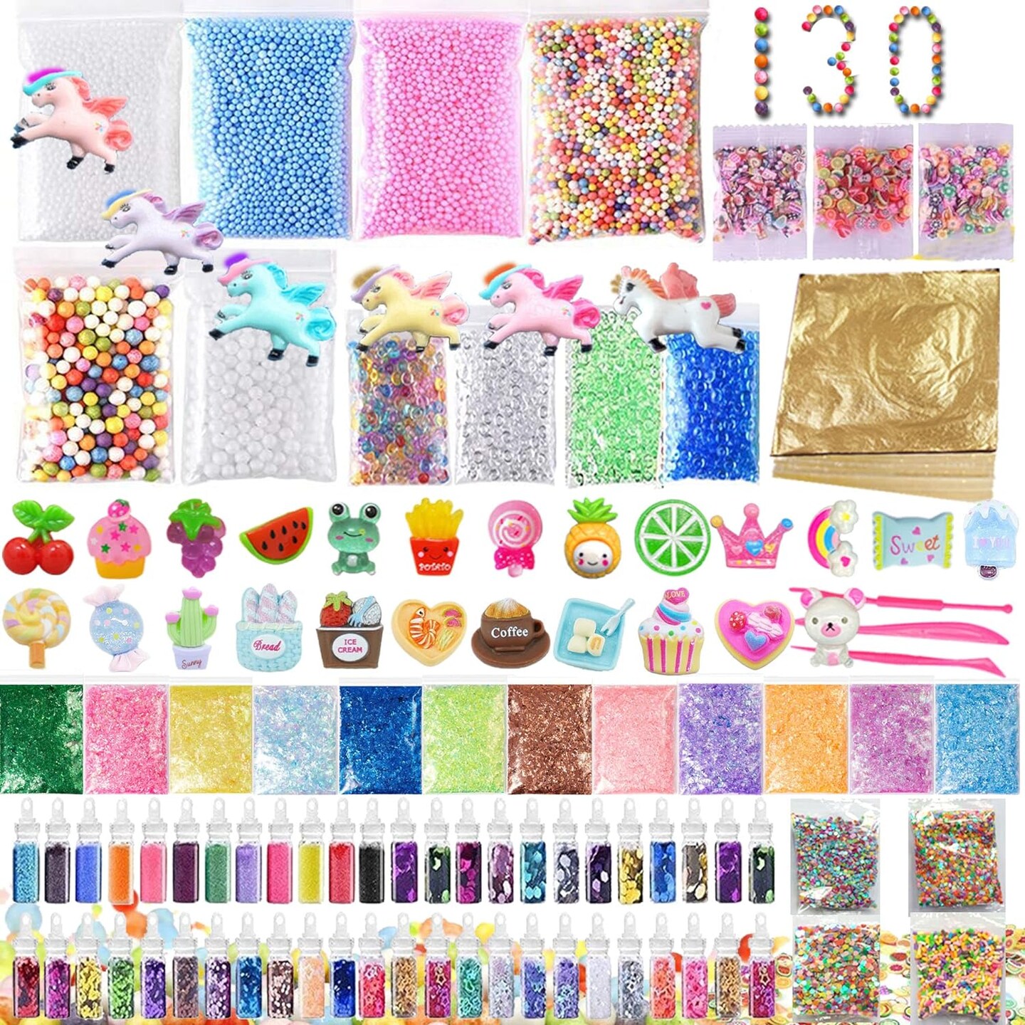 Assorted Slime Supplies Set