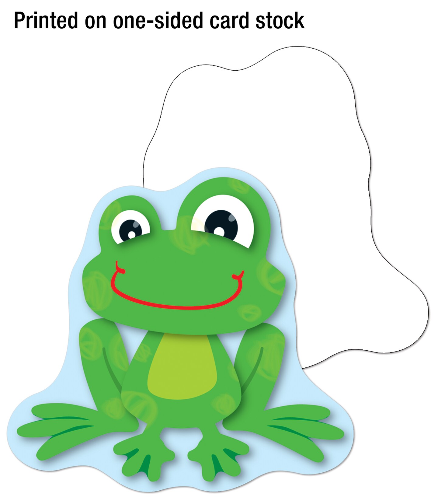 Carson Dellosa 36-Piece Funky Frog Cutouts, Colorful Cardstock Cut Outs for Bulletin Board, Posterboard, Name Tags, Party Decorations, and Classroom Decor