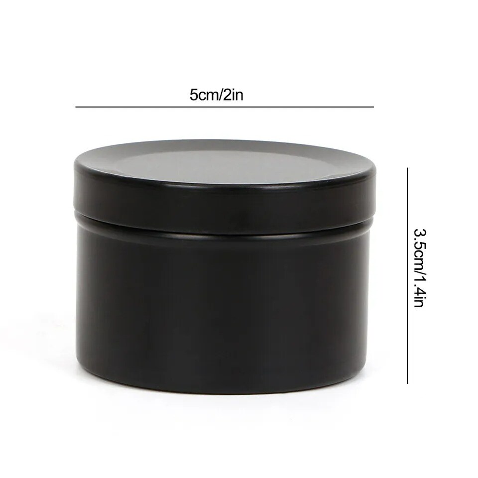 20Pcs Empty Metal Tins Soy Wax Candle Making Container for DIY Craft &#x26; Gift 50ml