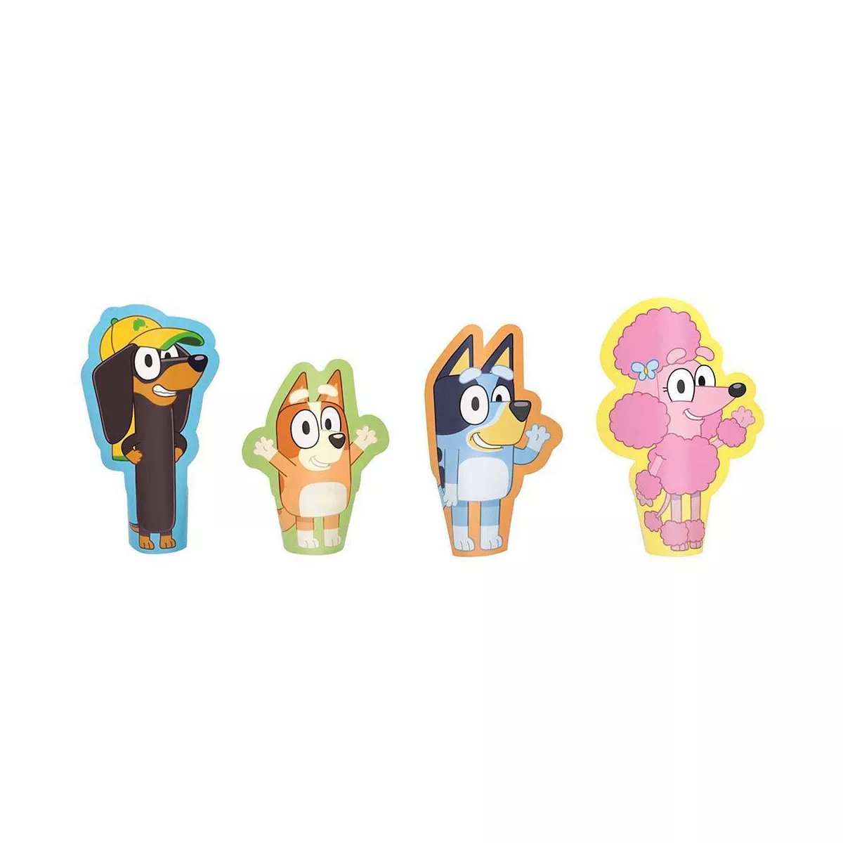 Bluey Paper Finger Puppets - 8ct