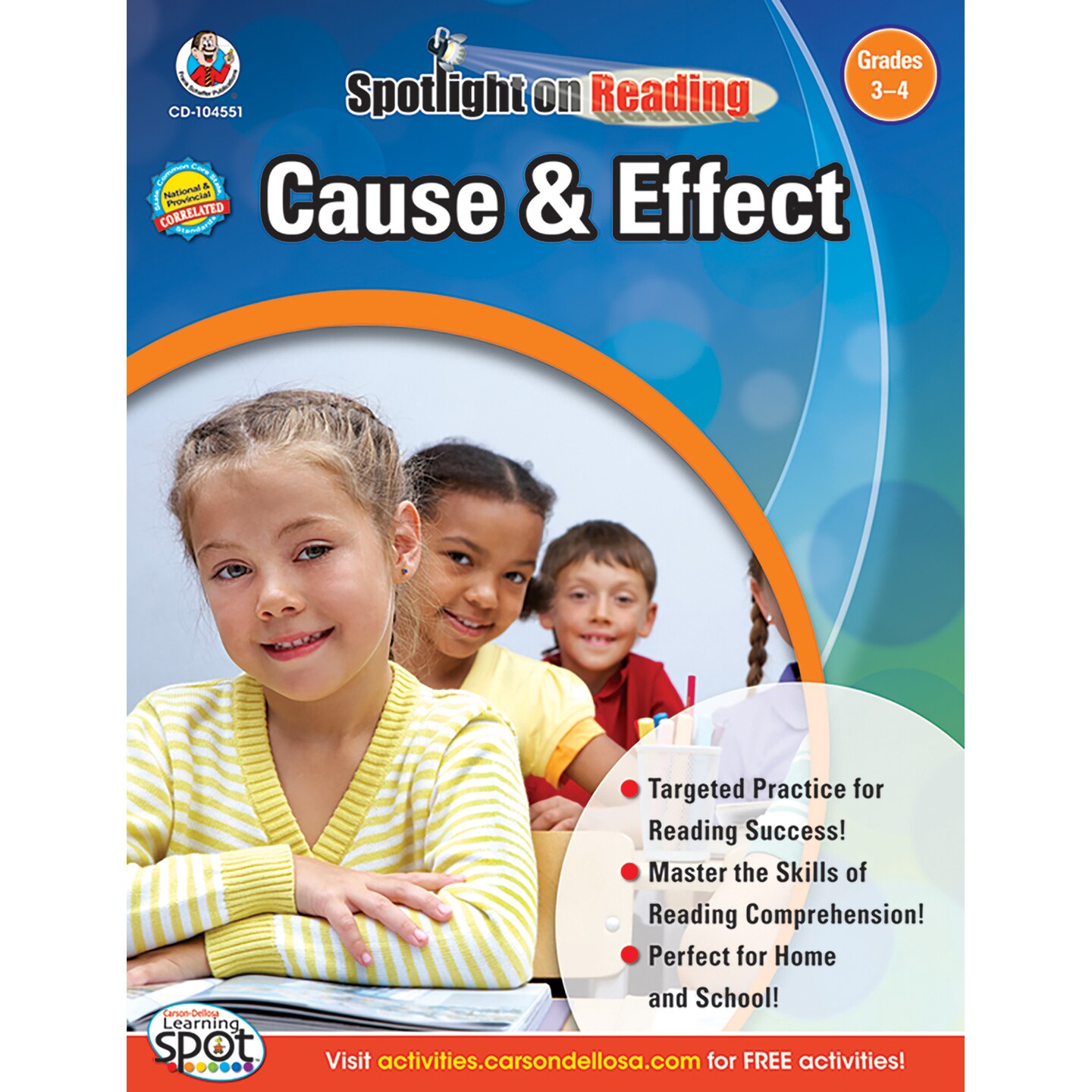 Carson Dellosa Cause &#x26; Effect, Grades 3 - 4 Resource Book