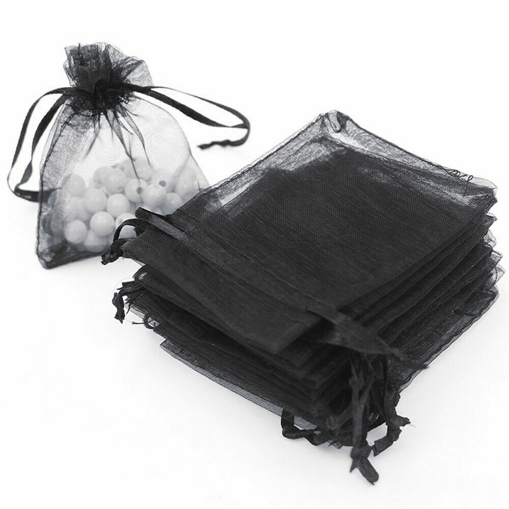 4x6 Organza Drawstring Bags Pouch 100 pcs
