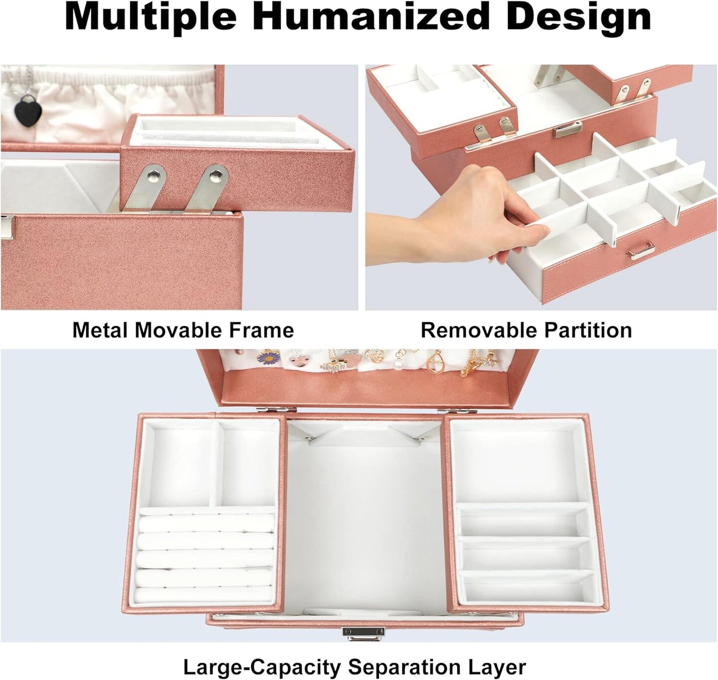 Movable Frame Velvet Jewelry Box Michaels