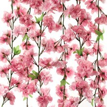 3-Pack: 4.5ft Pink Cherry Blossom Garland by Floral Home&#xAE;