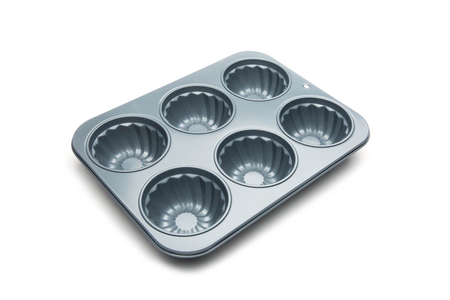 6 Cup Non-Stick Fluted Pan