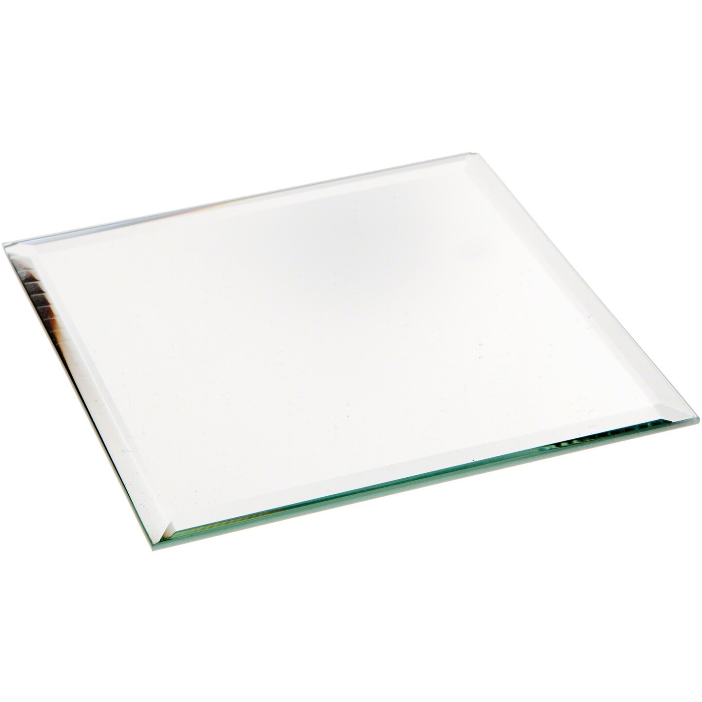 Plymor Square 3mm Beveled Glass Mirror, 4 inch x 4 inch